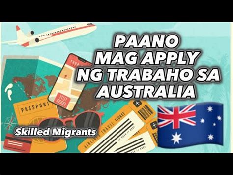pinoyau|PAANO MAG APPLY NG TRABAHO SA AUSTRALIA .